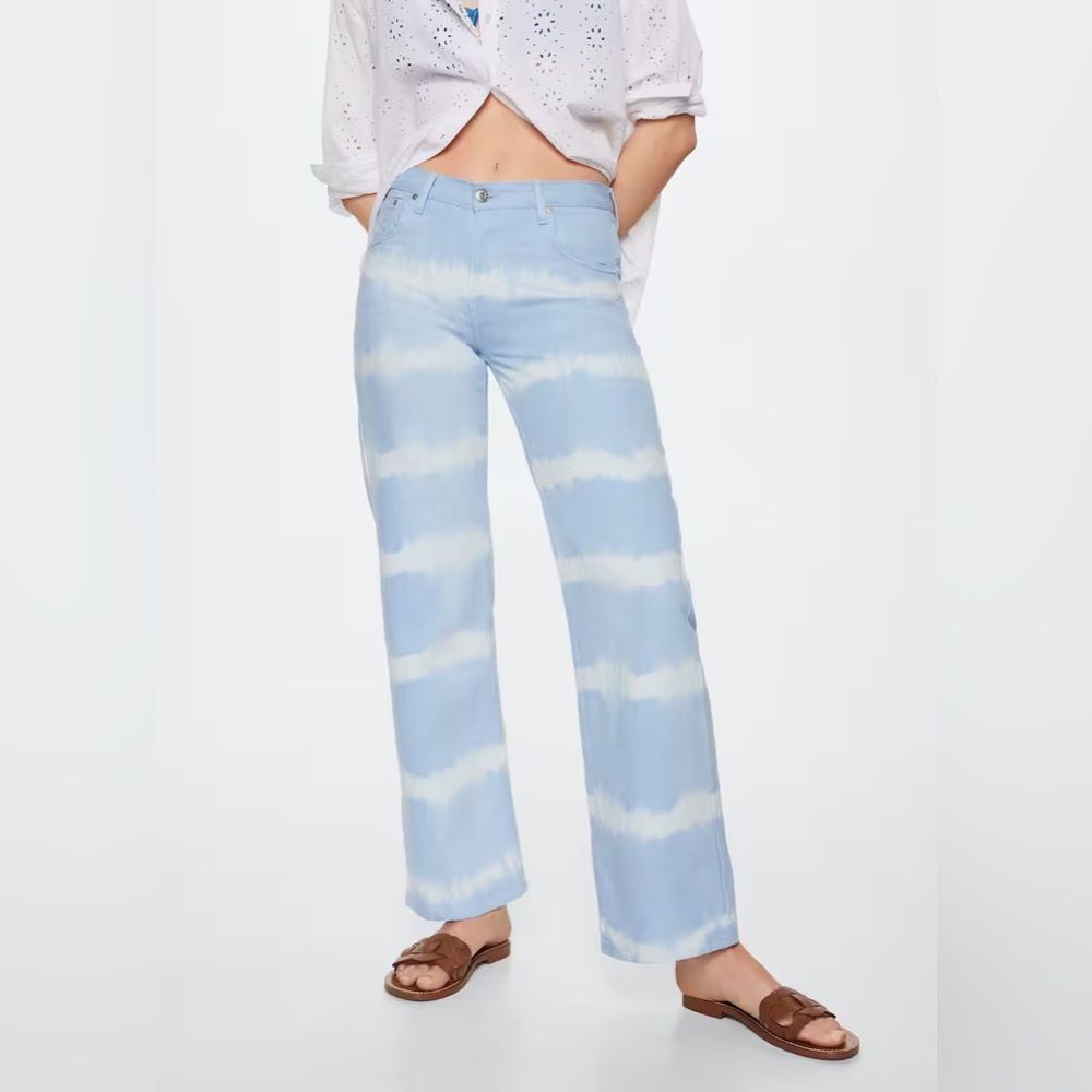 Mango Wideleg tie-dye jeans - Picture 7 of 7